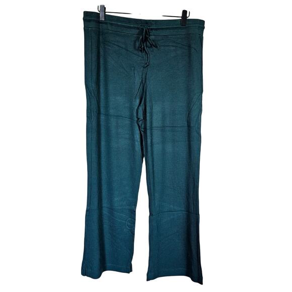 Andie The Wide Leg Pants Fern Green Women's Size Large Lounge At Home Casual - Picture 2 of 7